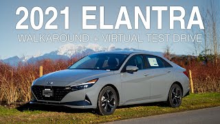 2021 Hyundai Elantra Ultimate with Tech Package Walkaround and Virtual Test Drive