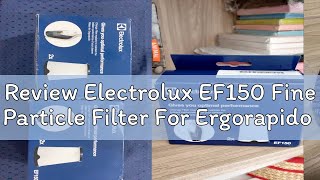 Review Electrolux EF150 Fine Particle Filter For Ergorapido Vacuum Cleaners