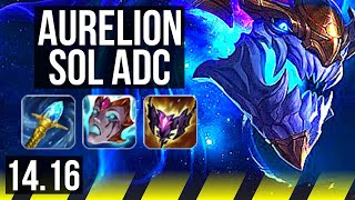 AURELION SOL & Senna vs MISS FORTUNE & Blitzcrank (ADC) | 1400+ games | NA Grandmaster | 14.16