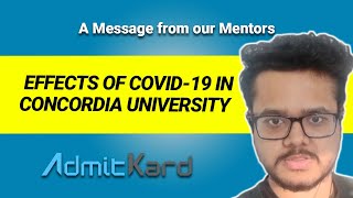 Coronavirus: Impact on the life of International Students in Canada | Concordia University