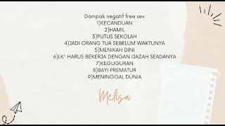 DAMPAK NEGATIF FREE SEX PADA REMAJA| BK|MATERI BK KLS 8