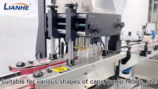 Automatic cream/sanitizer filling line hand sanitizer automatic filling capping labeling machine