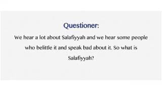 We Hear A Lot About Salafiyyah,  And we Hear Some People Belittle it ❗ 🎙Shaykh zayd al madkhalee