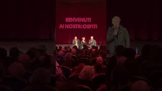 Aldo Giovanni e Giacomo e Sophie Chiarello presentano Il cerchio a Milano