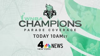 LIVE video from New York Liberty ticker-tape parade through the Canyon of Heroes | NBC New York