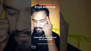 Instant Relief From Migraine Pain #migraine #marmapoints