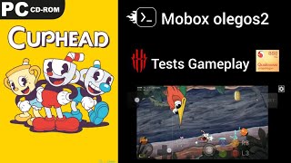 Mobox olegos2 emulator gameplay Cuphead tests Red Magic 6 Pro