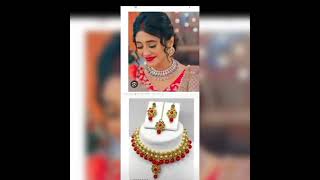 shivangi Joshi same dress 👗 As necklace set #yrkkh#trending #shorts