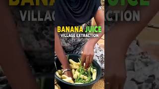 THE SECRET OF MAKING BANANA JUICE IN THE VILLAGE