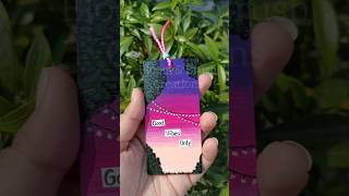 Painting on Cloth Tag। Acrylic Painting #aesthetic #artshorts #shortvideo #shortsviral #diyart