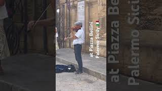 Captivating Violin Performance |Piazza Bellini | #Violin #piazza #bellini #palermo  #StreetMusic