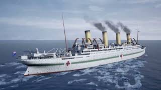 Модель "HMHS Britannic" 1:200 (B Deck) 2 часть.