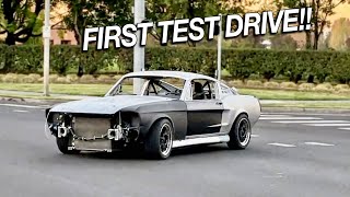 B IS FOR BUILD SEMA MUSTANG Build Part 5 - FIRST TEST DRIVE!