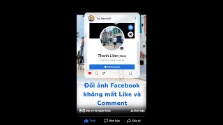 Hướng dẫn đổi lại ảnh đại diện Facebook không bị mất Like | Liemmkt.com