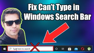 Windows 10 Search Bar Not Working FIXED!