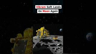 Vikram Lander successfully underwent hop experiment #vikramlander #chandrayaan3 #youtubeshorts