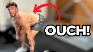 #1 Romanian Deadlift Mistake...(Lower Back Pain)