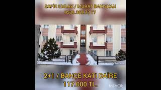 2+1 / EŞREFPAŞA MAHALLESİNDE BAHÇE KATI SATILIK DAİRE