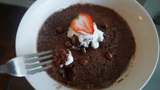 What I Ate Today: Under 5 min (prep & made) Microwave Trple Chocolate Cake Bowl