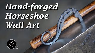 Forging a Horse Head out of a Horseshoe