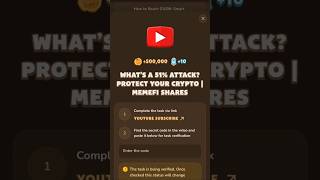 WHAT'S A 51% ATTACK? PROTECT YOUR CRYPTO | MEMEFI SHARES | MEMEFI CODE