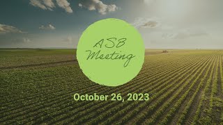 Agricultural Service Board - 26 Oct 2023