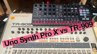 Uno Synth Pro X vs TR-909: First Jam