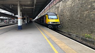 Angel Trains HST's East Midlands Trains departs Sheffield bound for London