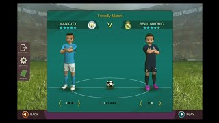 Jugando En Pro League Soccer Manchester City vs Real Madrid (Amistoso)