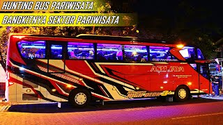 Hunting Bus Pariwisata Keren Di Terminal Bungurasih | Pandawa 87, ASM Jaya dll