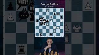 From Hopeless to Victorious: Saving Tricks for Every Player. #chess #shorts