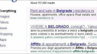 Konsultacije za SEO expert Srbija Real Estate Marketing Serbia