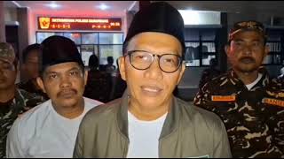 Ratusan Anggota Banser Gabungan Dari Karawang, Bekasi, Purwakarta Subang dan Bandung Geruduk Kantor