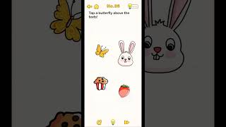 Tap a butterfly above the texts! | Brain out level 86 | Brain Out Gaming #braingames