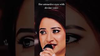 The most beautiful Indian singer Shreya Ghoshal's attractive eyes with divine voice#shreyaghoshal🫶🫶🫶