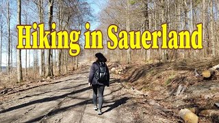 HIKING IN SAUERLAND, GERMANY (MARCH 2021) || 4K || BEAUTIFUL HIKING TRAIL