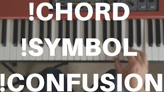 Clearing Up Chord Symbol Confusion, Part 1 || Piano Questions Answered