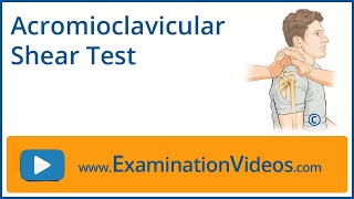 Acromioclavicular Shear Test