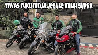 Ada Moge Tapi Pilih Supra 😂 | Sehari Jadi Ojek Online | Arvhie & Jesi