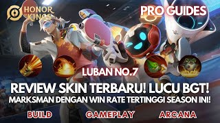 LUBAN NO.7! REVIEW SKIN TERBARU, MURAH, & SUPER LUCU! HERO MM TERBAIK?! | Honor of Kings Indonesia