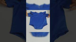 Baby Bodysuit With Suspender Skirt #sewingproject  #youtubeshorts #shorts #sewingtipsandtricks