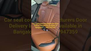 CAR Seat Covers Wholesale Price Bangalore 📞 09972947359 Door Delivery installation Available