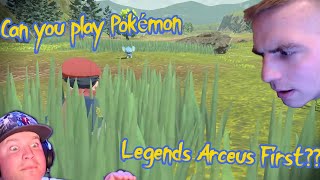 Can you play Pokémon Legends: Arceus FIRST?