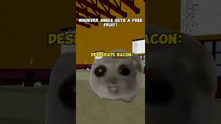 Bacons in 2nd season be like: #bloxfruits #roblox #viral #belike #funny #100k