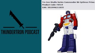 Thundertron Podcast: Transformers Studio Series 86 Commander Class Optimus Prime Listing Found