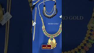 80 gm(10pavan)Bridal set Necklace32gm Anklets10gmWax necklace2.5gmEarrings6gm Bangles20gmHandset10gm