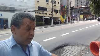 Buraco gigante é terror de motoristas na Brigadeiro Luis Antonio