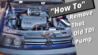 How To Replace Golf mk3 1.9 Diesel Pump