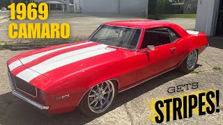 1969 CAMARO - HOW TO PAINT STRIPES ON A SHOW CAR!