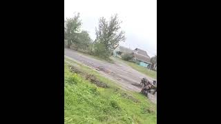 A Ukrainian soldier fires a FGM 148 Javelin at a Russian armored vehicle | Slava Ukraine ||